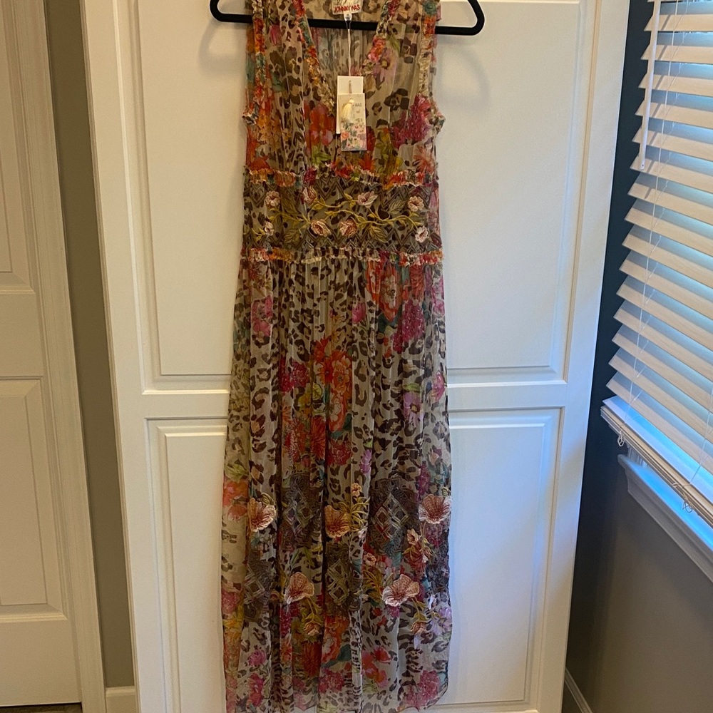 Johnny Was Multicolor Floral Dress - Picture 3 of 11